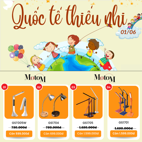 MotoM chúc mừng ngày quốc tế thiếu nhi - Bé nhận quà như ý