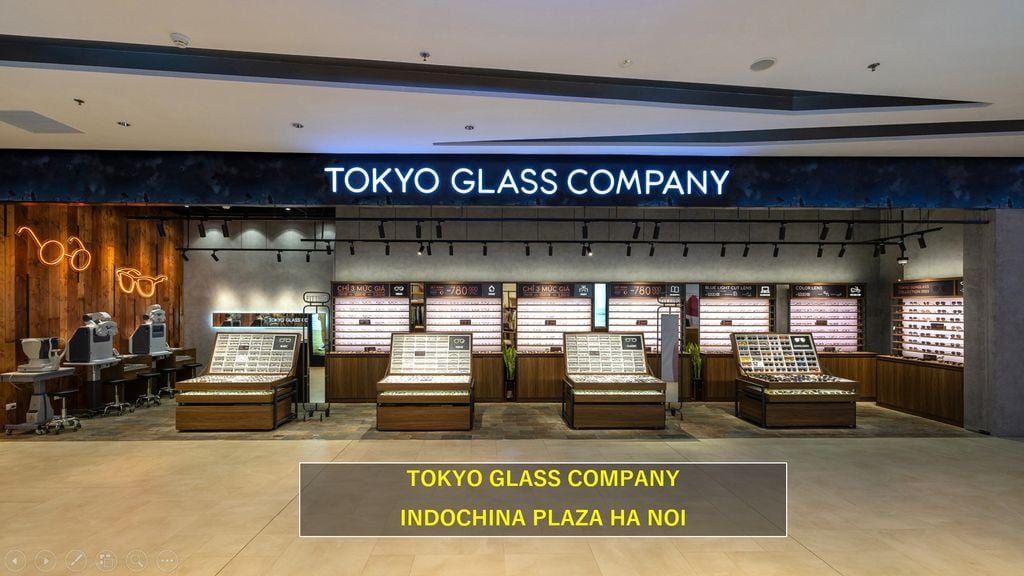 Dự án: MotoM cung cấp thiết bị chiếu sáng cho cửa hàng kính mắt TOKYO GLASS COMPANY