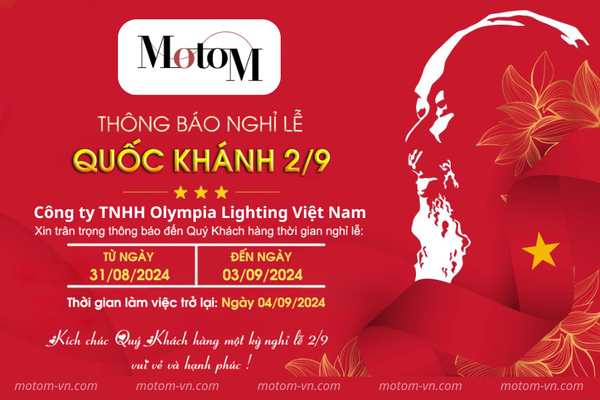 THÔNG BÁO LỊCH NGHỈ LỄ QUỐC KHÁNH 2/9