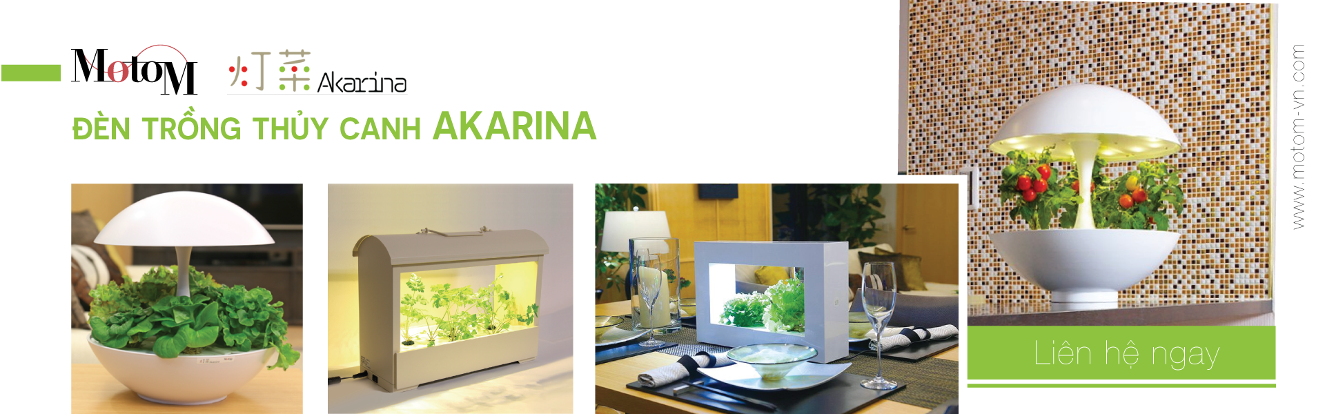 Đèn trồng cây thủy canh Akarina