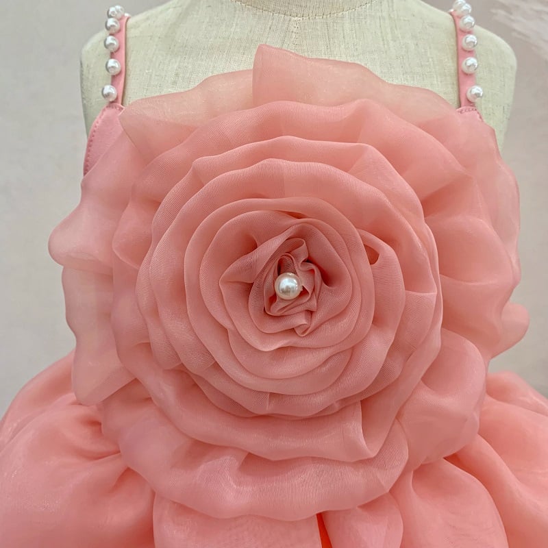 HCM]Váy đầm hồng 2 dây xếp ly tầng quyến rũ Mai khanh | Lazada.vn