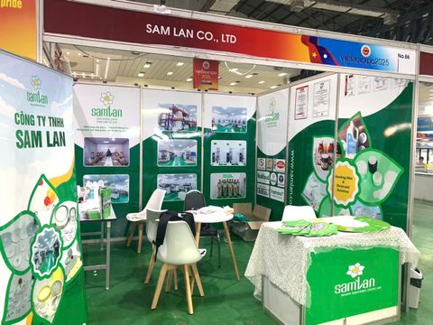 Sam Lan tại Hội chợ ITECC Lào 2025 – Bước tiến xuất khẩu mạnh mẽ của ngành bao bì phụ trợ Việt Nam