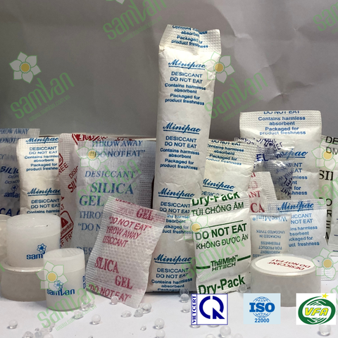 Gói hút ẩm silicagel dùng cho thực phẩm – An toàn và hiệu quả ra sao?
