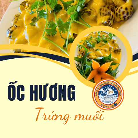 ỐC HƯƠNG SỐT TRỨNG MUỐI – “CHIẾM TRỌN” TRÁI TIM TẠI HẢI SẢN CUA VIỆT