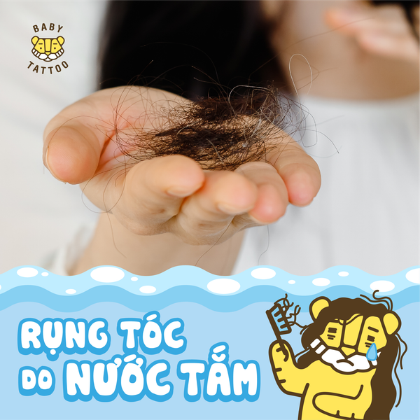 Rụng tóc do nước tắm