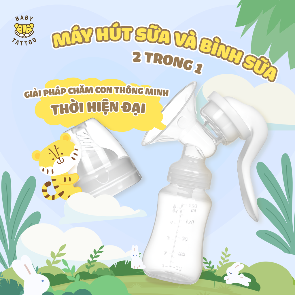 Máy Hút Sữa Và Bình Sữa 2 Trong 1: Giải Pháp Chăm Con Thông Minh Thời Hiện Đại