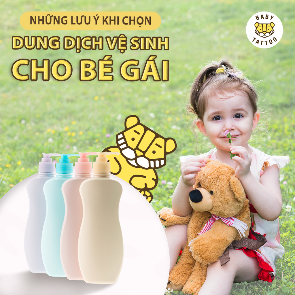Những Lưu Ý Khi Chọn Dung Dịch Vệ Sinh Cho Bé Gái