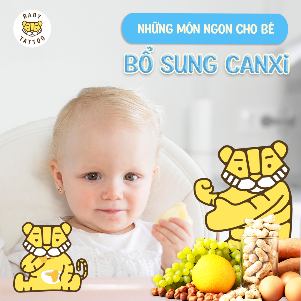 Bổ Sung Canxi Từ Những Món Ngon Cho Bé