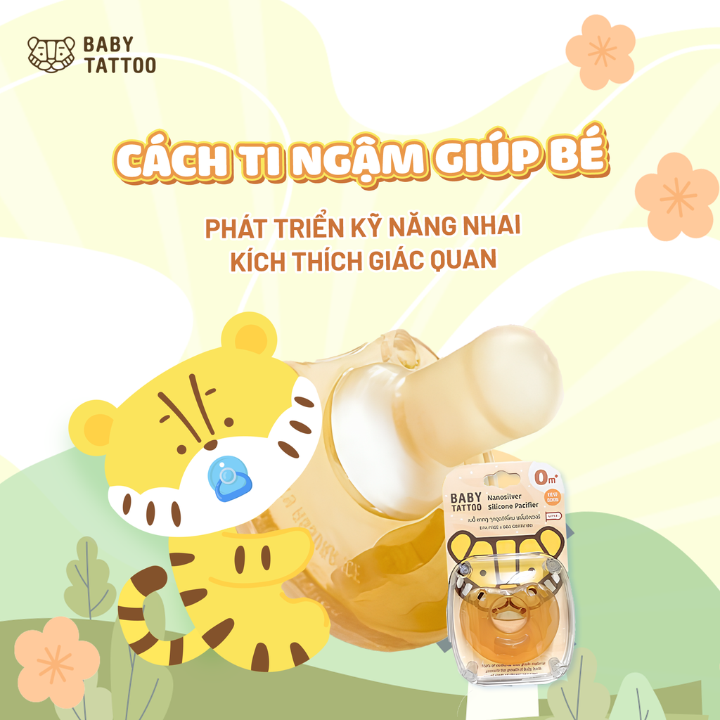 Cách Ti Ngậm Giúp Bé Phát Triển Kỹ Năng Nhai & Kích Thích Giác Quan