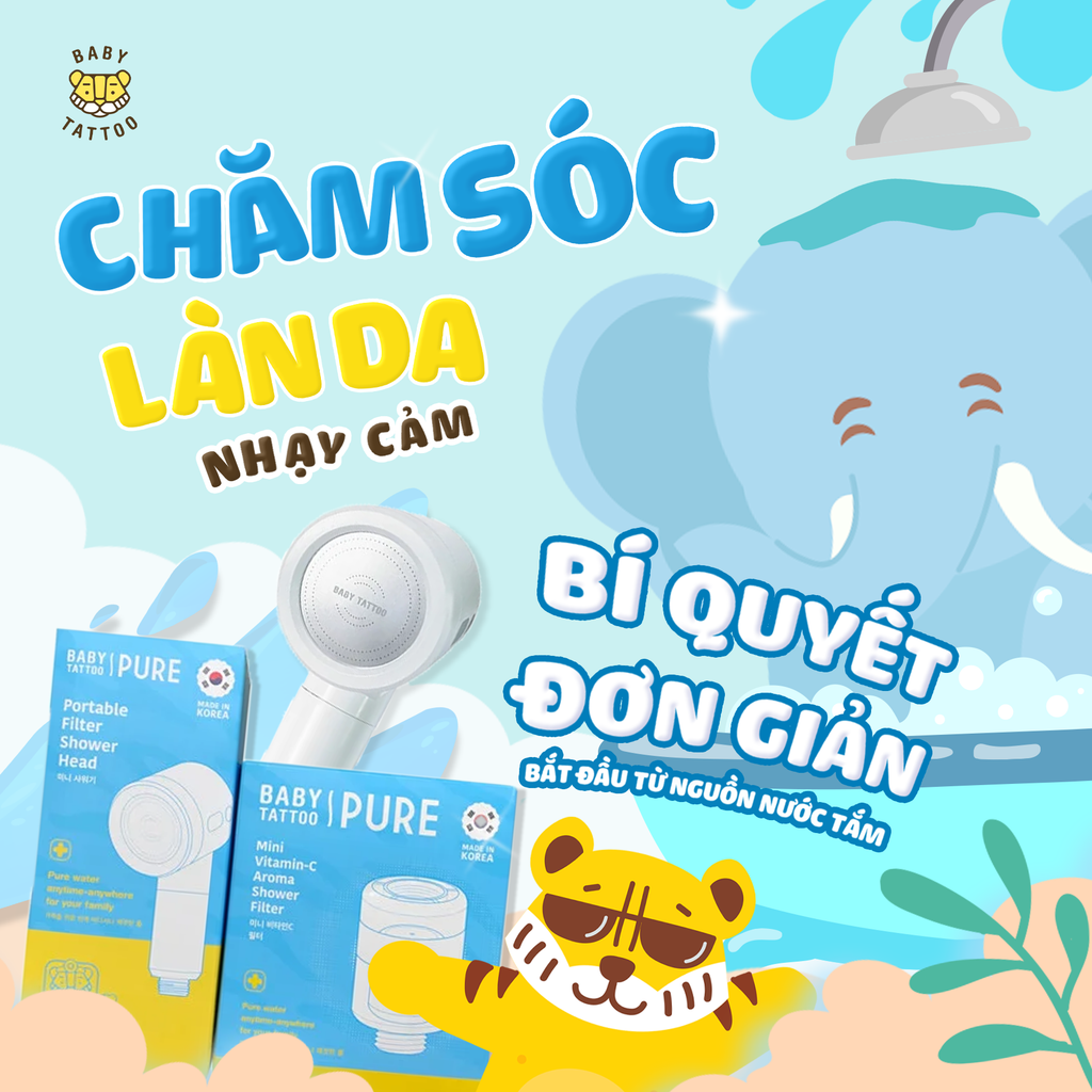 Chăm Sóc Làn Da Nhạy Cảm: Bí Quyết Đơn Giản Bắt Đầu Từ Nguồn Nước Tắm