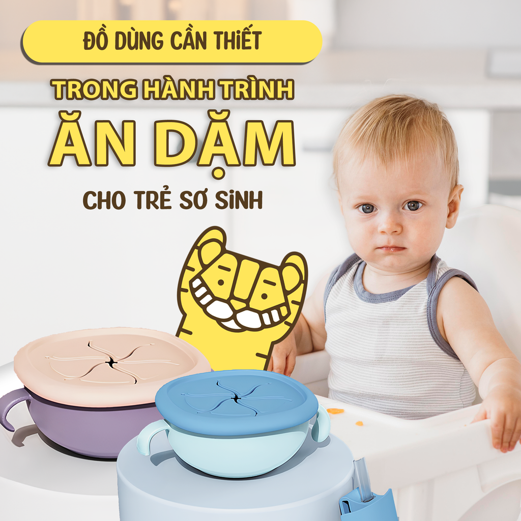 Đồ Dùng Cần Thiết Cho Trẻ Sơ Sinh Trong Hành Trình Ăn Dặm