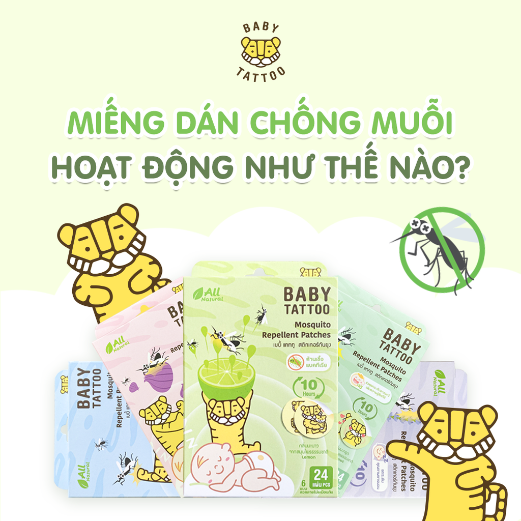 Miếng Dán Chống Muỗi Hoạt Động Như Thế Nào?