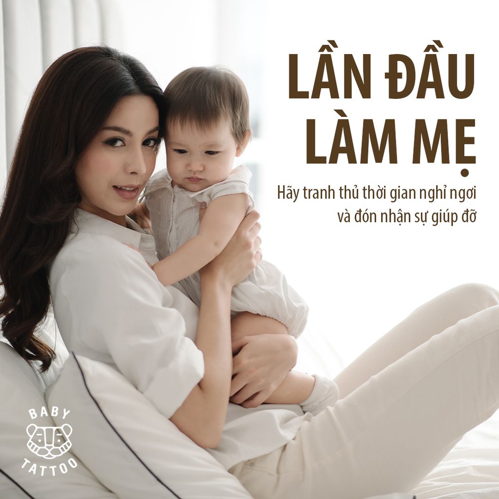 Lần đầu làm mẹ.