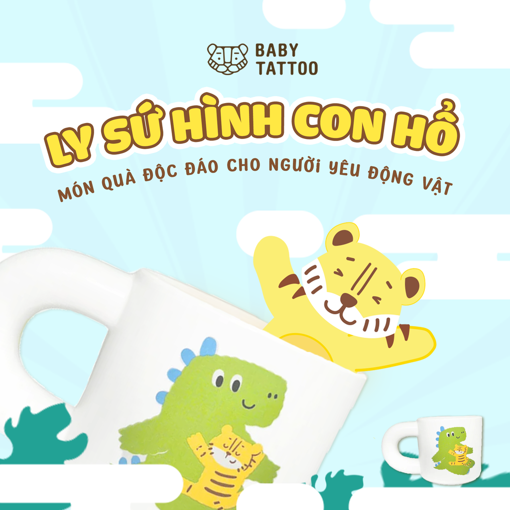 Ly Sứ Hình Con Hổ – Món Quà Độc Đáo Cho Người Yêu Động Vật