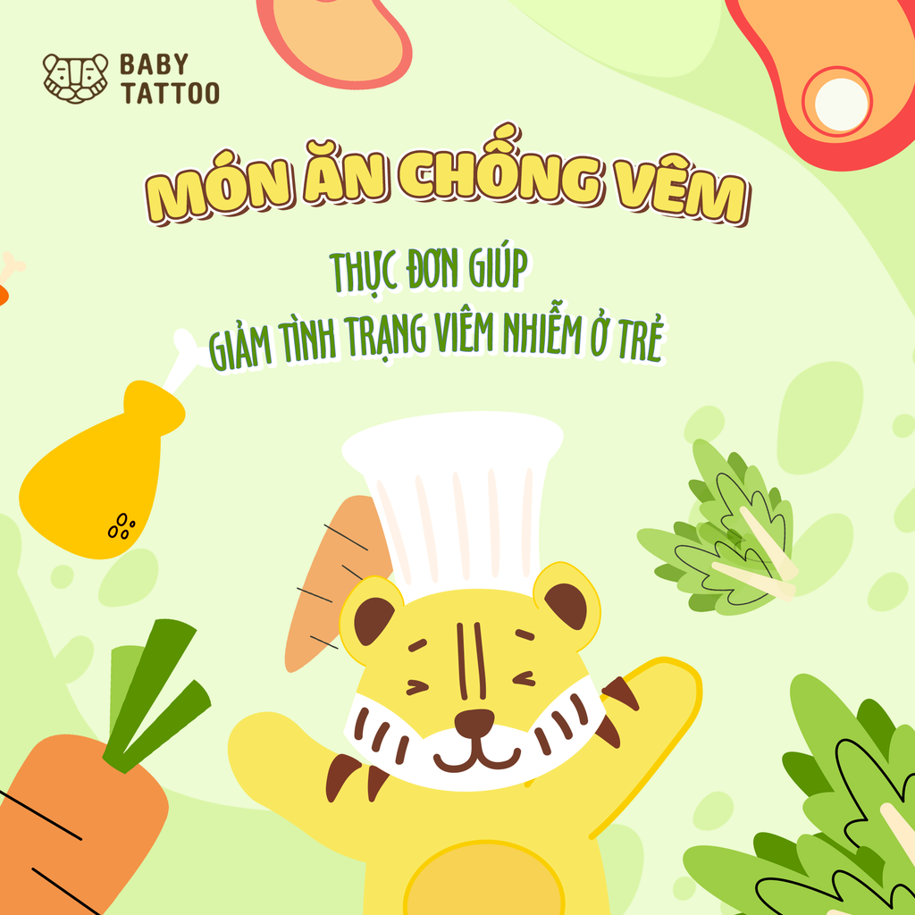 Món Ăn Chống Viêm: Thực Đơn Giúp Giảm Tình Trạng Viêm Nhiễm Ở Trẻ