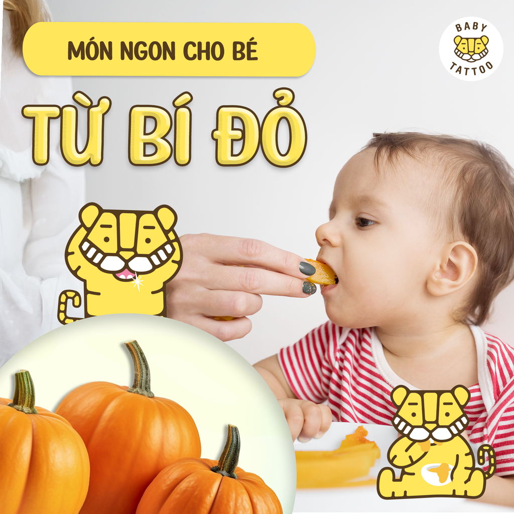 Món Ngon Cho Bé Từ Bí Đỏ