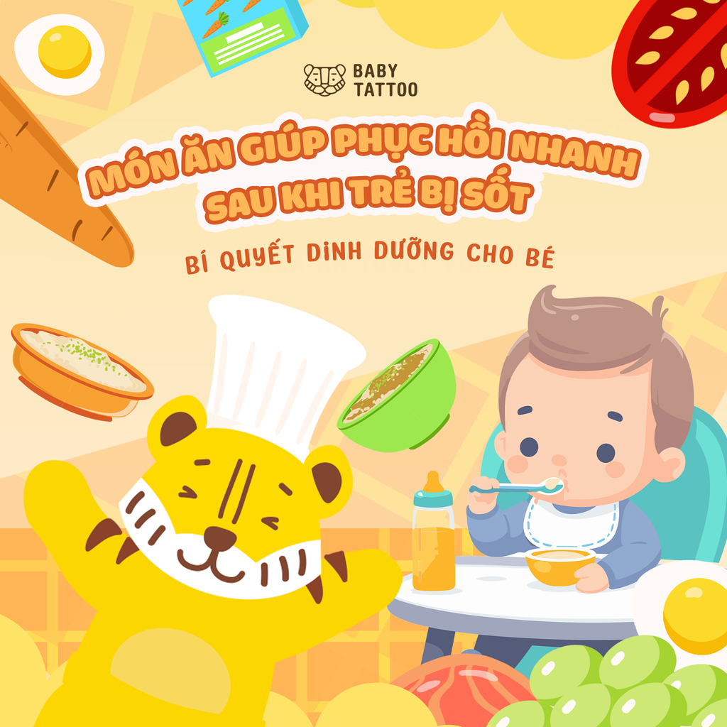 Món Ăn Giúp Phục Hồi Nhanh Sau Khi Trẻ Bị Sốt: Bí Quyết Dinh Dưỡng Cho Bé