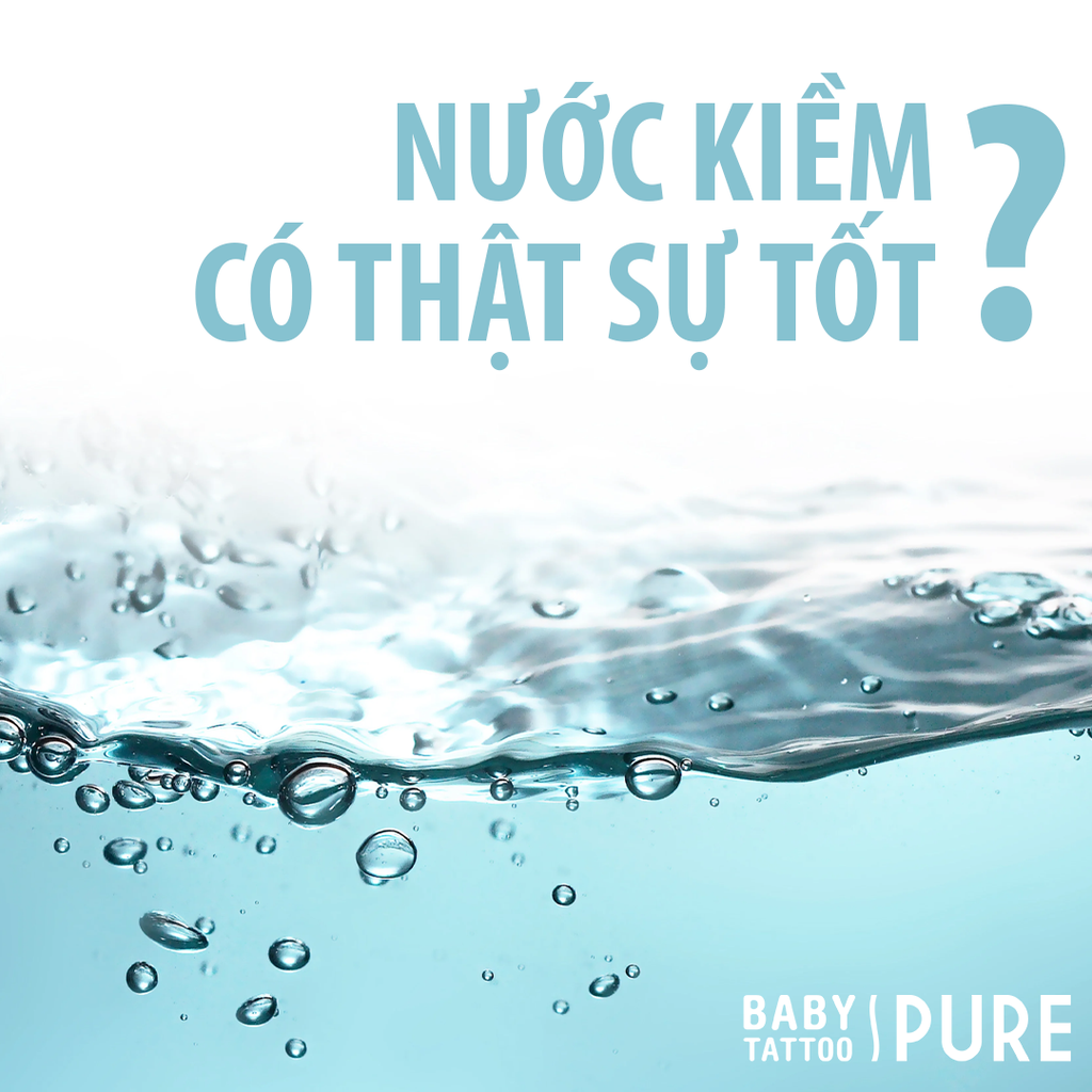 Nước kiềm có thực sự tốt cho sức khỏe?