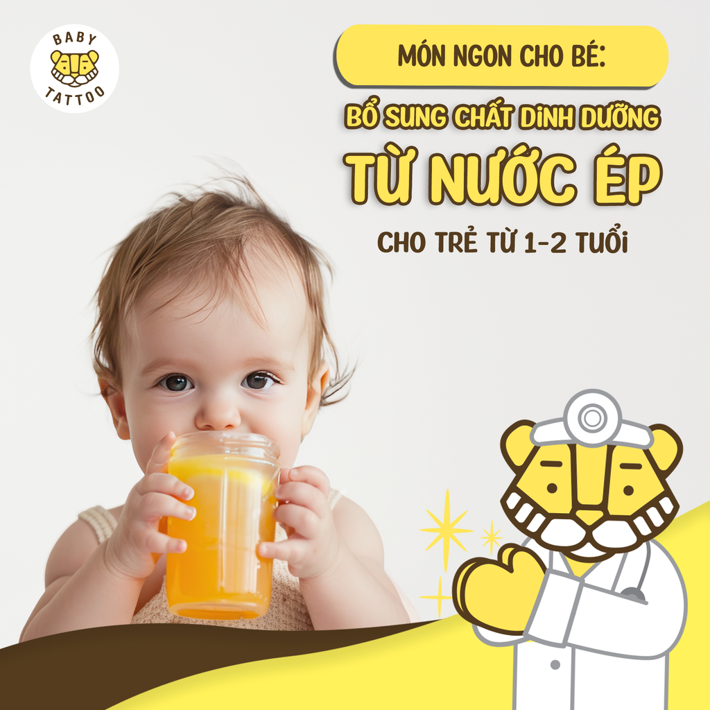 Món Ngon Cho Bé: Bổ Sung Chất Dinh Dưỡng Từ Nước Ép Cho Trẻ Từ 1-2 Tuổi