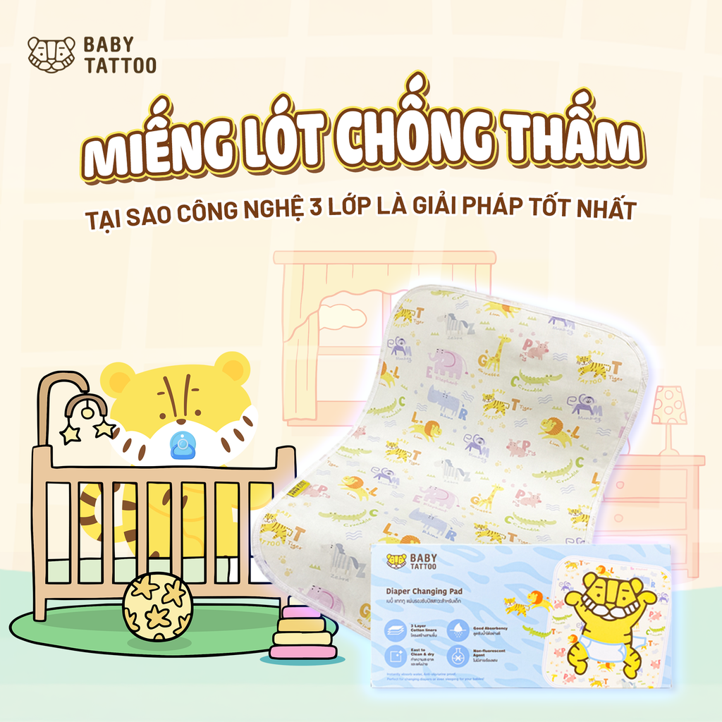 Tại Sao Công Nghệ 3 Lớp Là Giải Pháp Tốt Nhất Cho Miếng Lót Chống Thấm?
