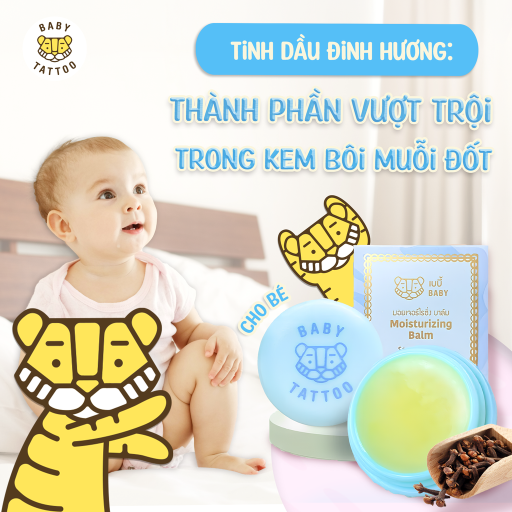 Tinh Dầu Đinh Hương: Thành Phần Vượt Trội Trong Kem Bôi Muỗi Đốt Cho Bé