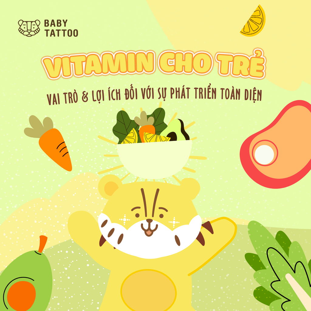 Vitamin Cho Trẻ: Vai Trò và Lợi Ích Đối Với Sự Phát Triển Toàn Diện