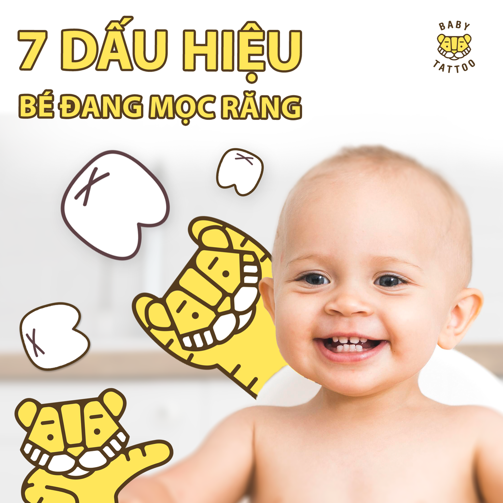7 dấu hiệu bé đang mọc răng.