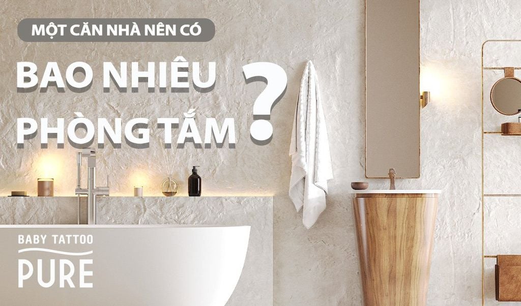 Một căn nhà nên có bao nhiêu phòng tắm?