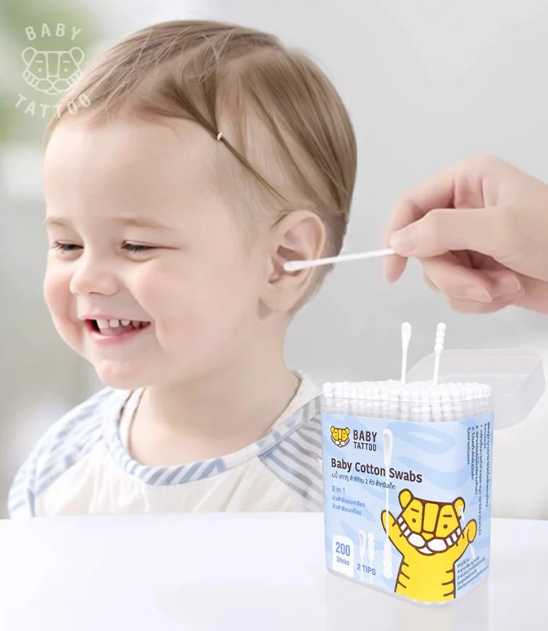 Bông Tăm Babytattoo – Giải Pháp Vệ Sinh Tai Hiệu Quả Cho Bé Yêu