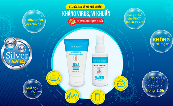 TẠI SAO LẠI CHỌN KHÁNG KHUẨN BẰNG NANO BẠC THAY VÌ CỒN?