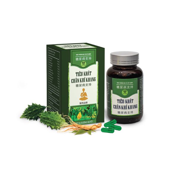 Tiêu Khát Chân Khí Khang - Giúp hạ đường huyết bảo vệ sức khỏe người tiểu đường