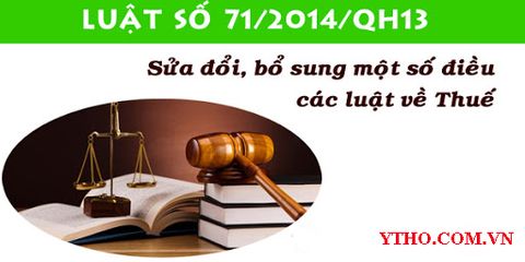 Luật thuế thu nhập cá nhân số 71 2014 QH13