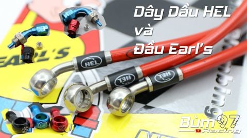 Hướng Dẫn Cắt Bấm Dây Dầu HEL và Khớp Earl's Tại Nhà | Bùm TV
