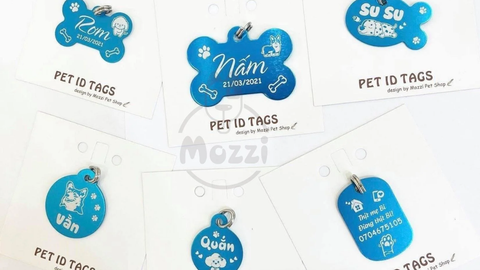 Thẻ tên chó mèo inox trơn: Sang trọng và tinh tế 2025