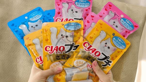 Bánh thưởng ăn vặt cho mèo snack thạch Ciao Churu Petis