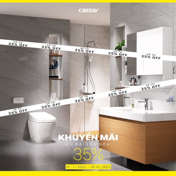 Caesar tổ chức chương trình khuyến mãi ưu đãi hấp dẫn cuối năm 2022