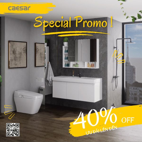 Chương trình khuyến mãi đặc biệt- Khám Phá Sự Tươi Mới Cùng Thiết Bị Vệ Sinh Caesar