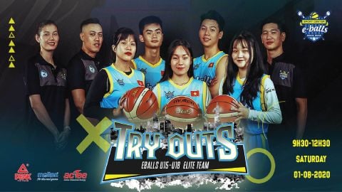 TRYOUTS E-BALLS U15-U18 ELITE TEAM 2020