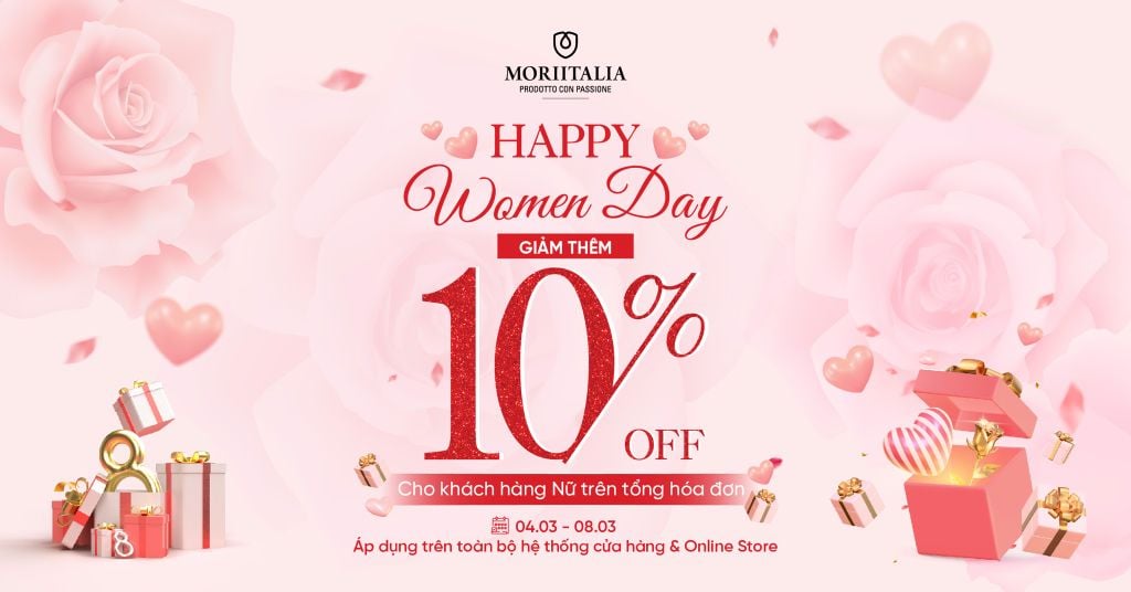 Chương trình ưu đãi Happy Women’s Day