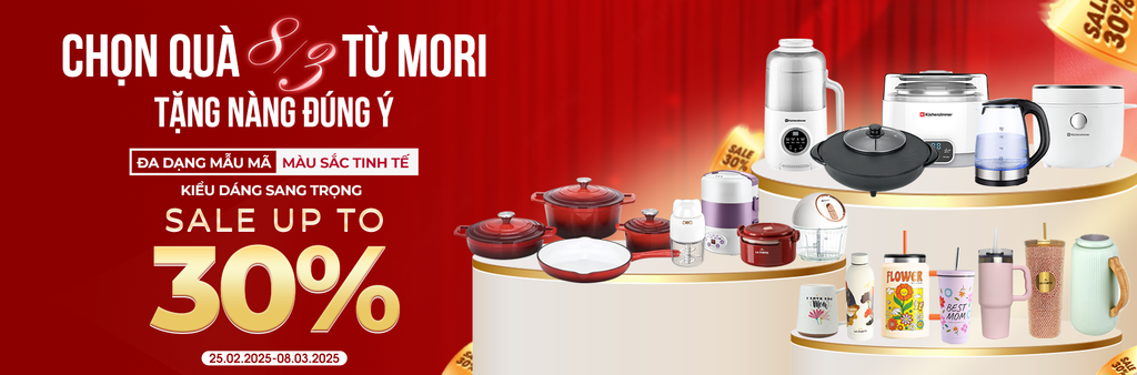 Khuyến Mãi 8/3 - Sắm Quà Cho Người Phụ Nữ Bạn Yêu - Giảm Đến 30%