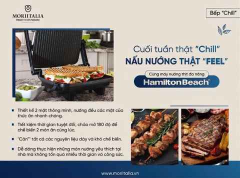 Máy Nướng Thực Phẩm Hamilton Beach - sản phẩm tuyệt vời của hãng điện gia dụng hàng đầu Mỹ