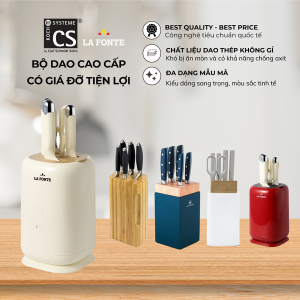 Bộ Dao Cao Cấp  Nhà Moriitalia -Top 4 Loại Dao Cao Cấp và Thông Dụng Nhất 2025