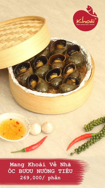 Đồ rê mi pha sol la si MÊ ỐC BƯƠU NƯỚNG TIÊU CỦA KHOÁI