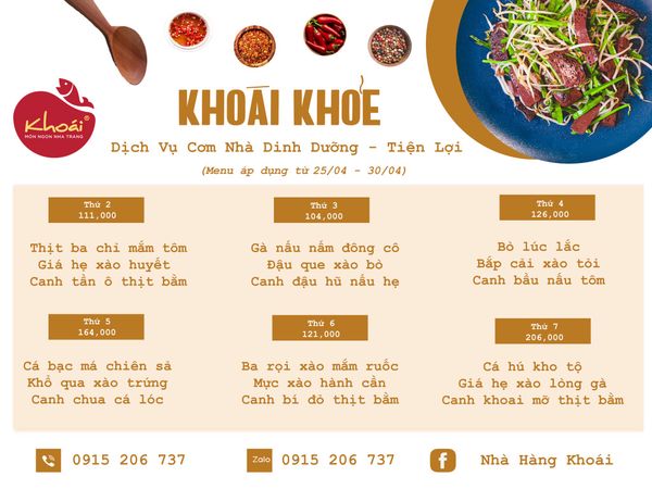 CƠM NHÀ KHOÁI KHOẺ - BÍ QUYẾT CHU TOÀN TRONG MUÔN VÀN BẬN RỘN