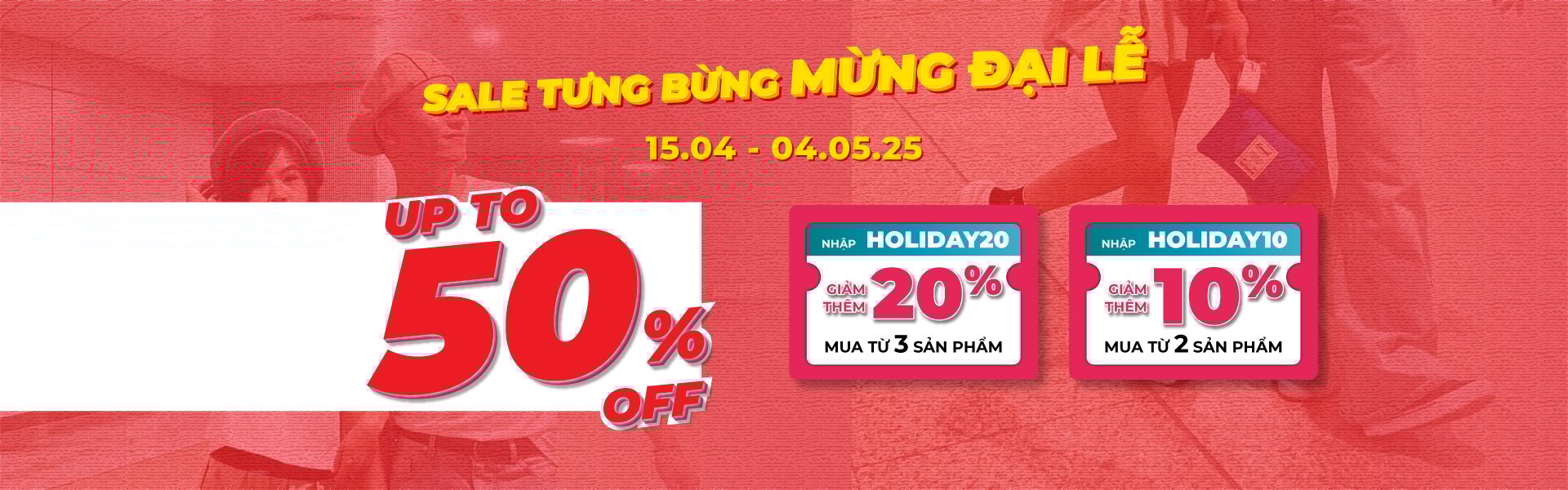 SALE TƯNG BỪNG - MỪNG ĐẠI LỄ
