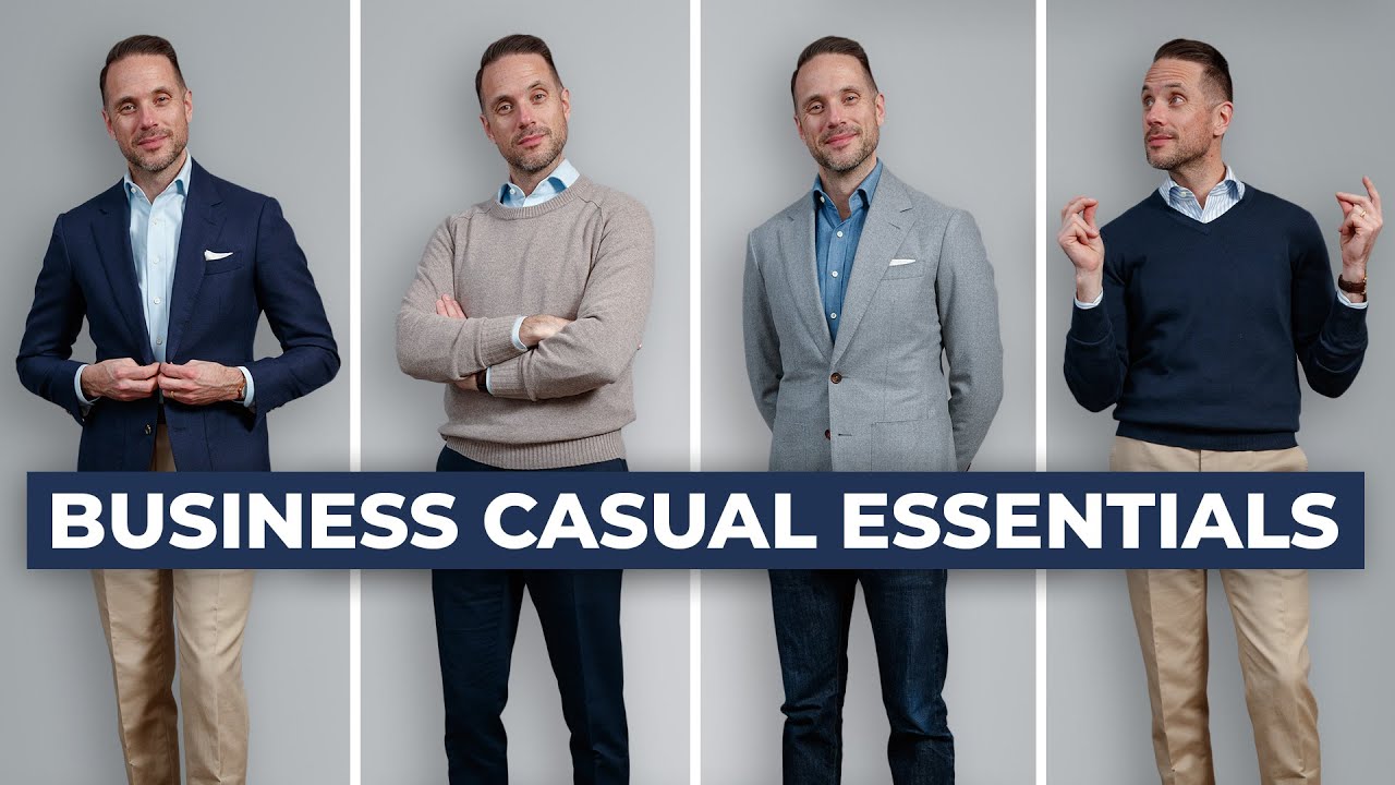 Khi mặc quần âu nam, bạn có thể chọn áo nào để tạo nên phong cách business casual?