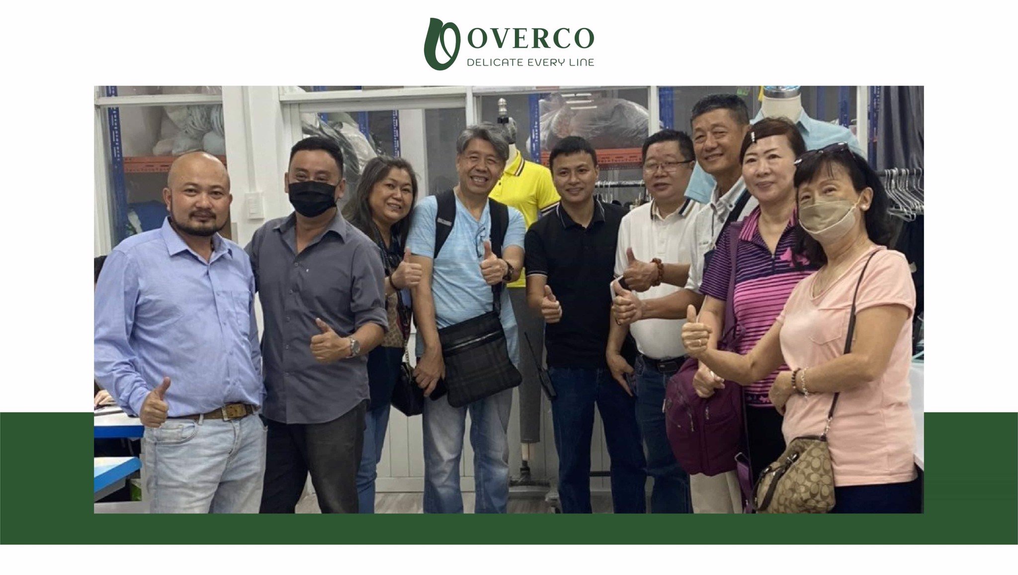 Overco đón đoàn khách tham quan đến từ thương hiệu Carino của Maylaysia
