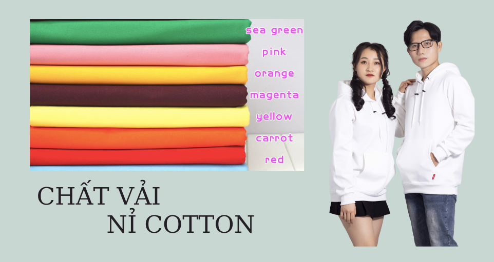 Vải nỉ cotton là gì ? Tại sao nên chọn vải nỉ cotton cho thời trang thu đông?