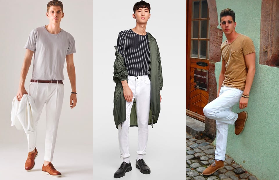 5 cách mix đồ cùng quần trắng cho nam giới cực đẹp và thời thượng