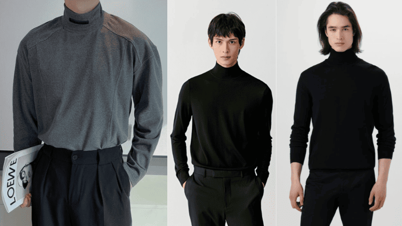áo thun basic cổ lọ